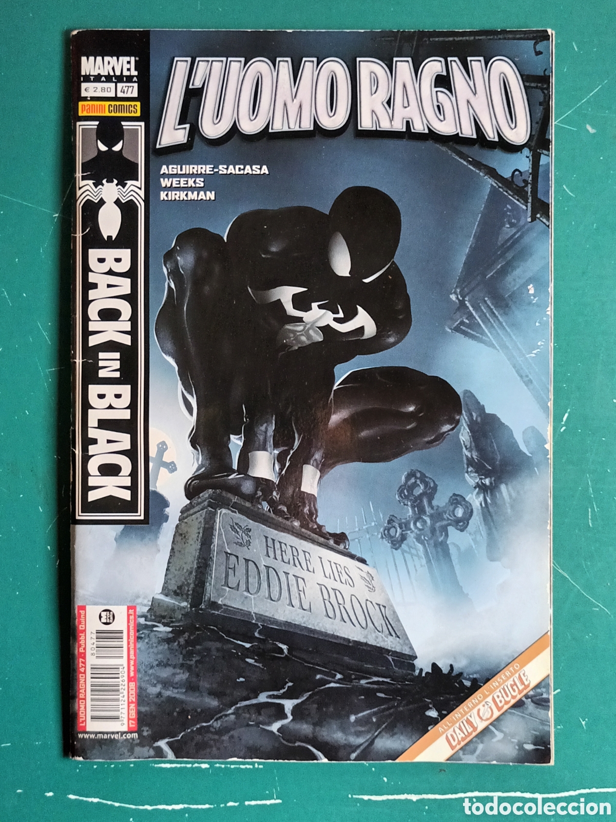 Comics : L'Uomo Ragno N 477 PANINI - MARVEL 2008 Italia Spiderman Back in Black