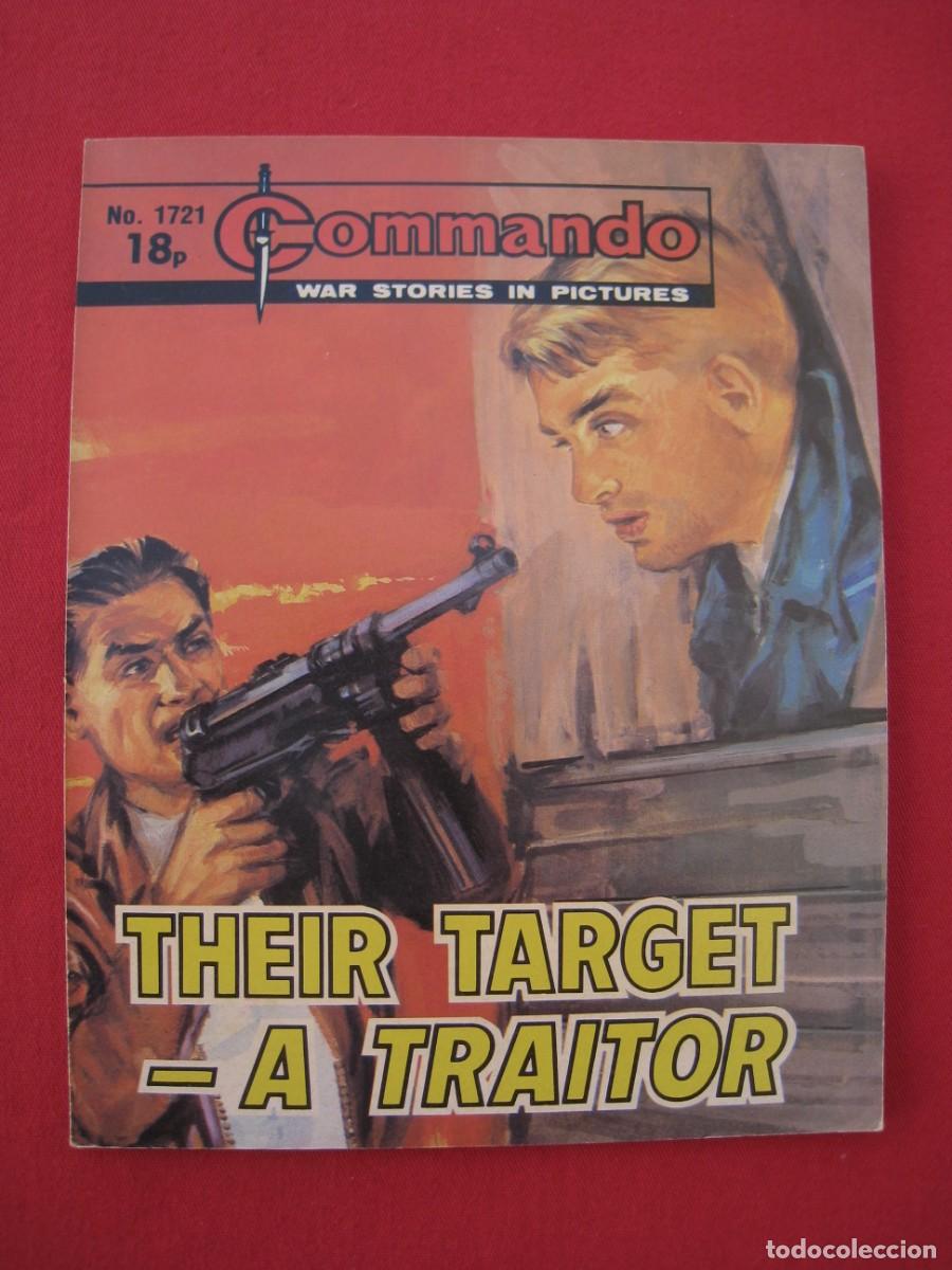C&oacute;mics: COMMANDO - N&ordm; 1721 - THEIR TARGET A TRAITOR - D.C. THOMSON & CO, LTD 1983 - EN INGLES. - Foto 1