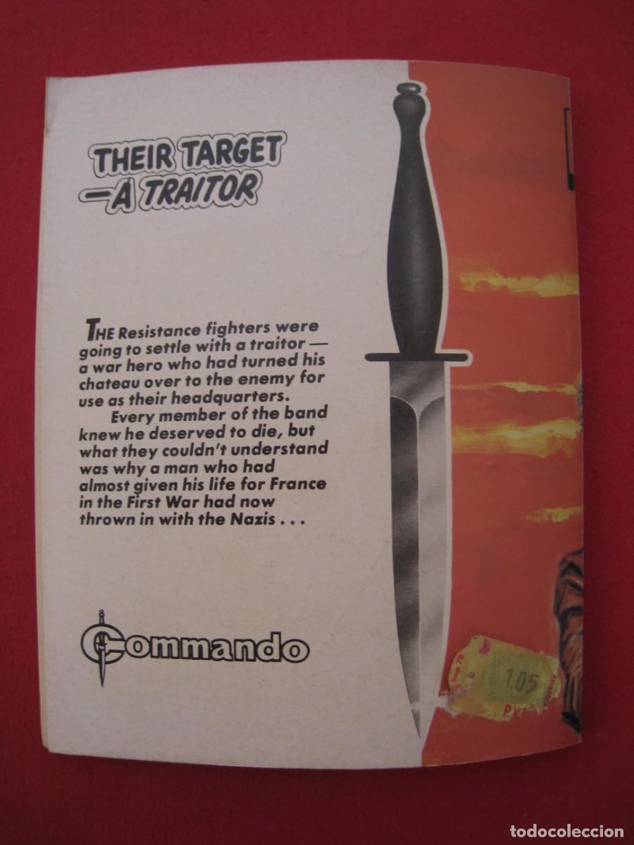 C&oacute;mics: COMMANDO - N&ordm; 1721 - THEIR TARGET A TRAITOR - D.C. THOMSON & CO, LTD 1983 - EN INGLES. - Foto 15