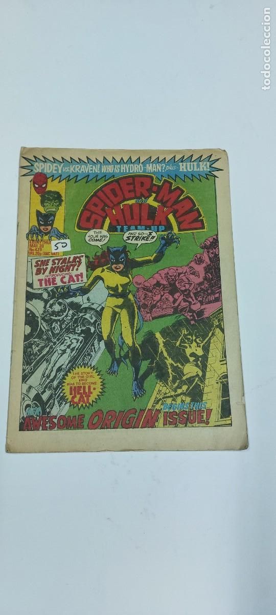 C&oacute;mics: Marvel U.K. N&ordm; 429 Spiderman & Hulk - Foto 1