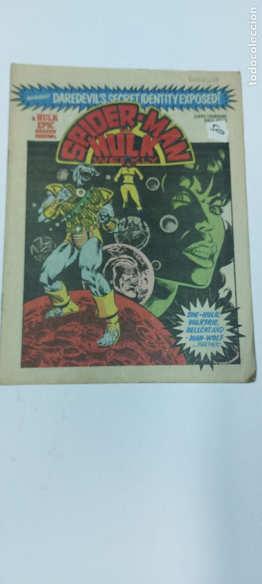 C&oacute;mics: Marvel U.K. N&ordm; 413 Spiderman & Hulk - Foto 1