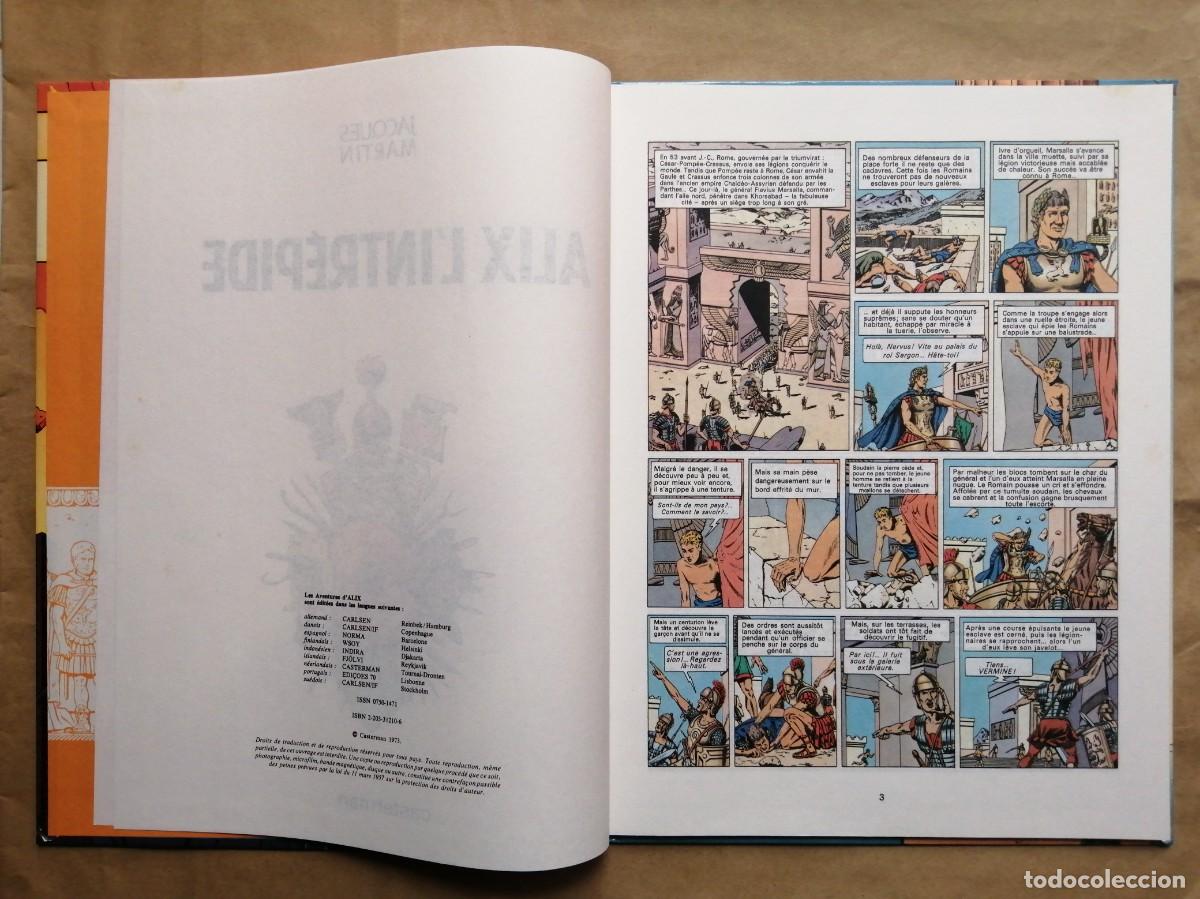 C&oacute;mics: Alix Lintr&eacute;pide. Jacques Martin. Casterman. En franc&eacute;s - Foto 5