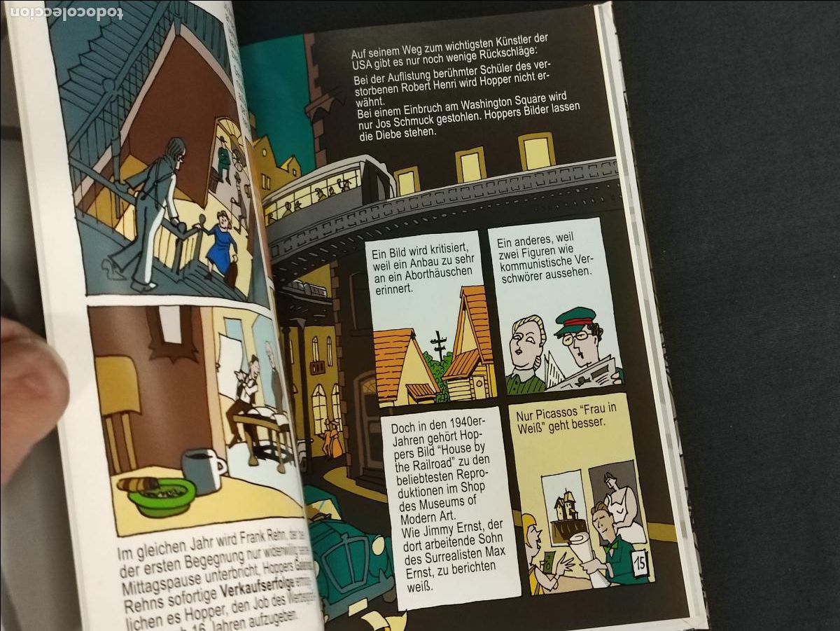 C&oacute;mics: COMIC - BIOGRAFIE - EDWARD HOPPER - TEXTOS EN ALEMAN - - Foto 4