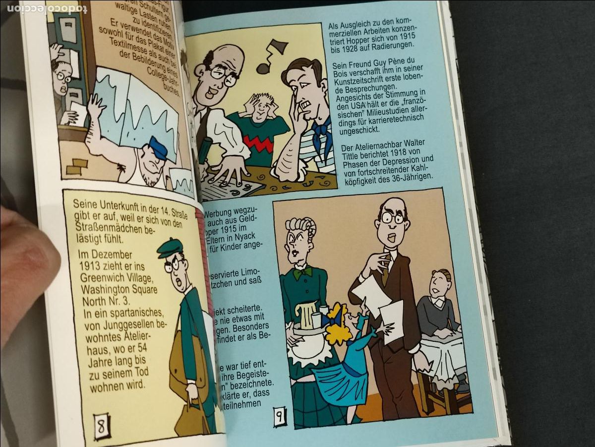 C&oacute;mics: COMIC - BIOGRAFIE - EDWARD HOPPER - TEXTOS EN ALEMAN - - Foto 5