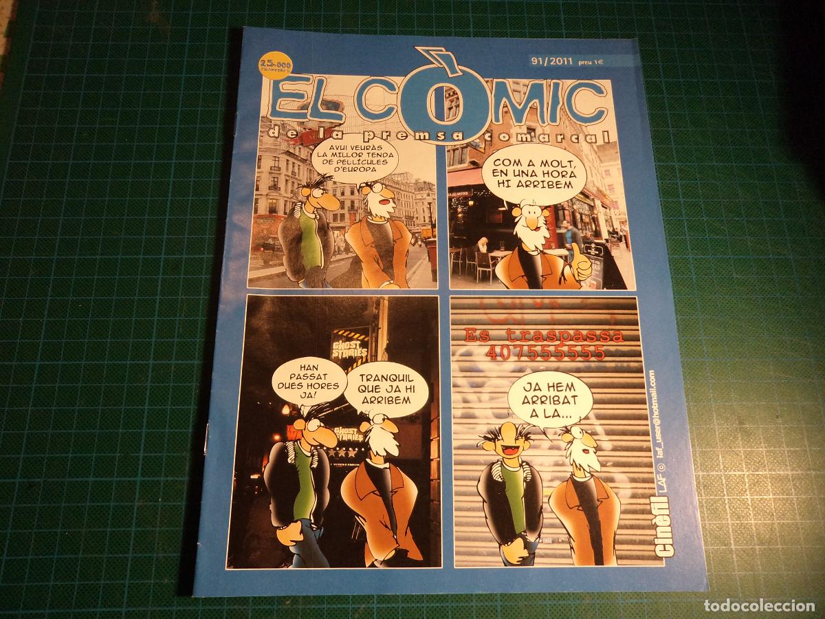 C&oacute;mics: El comic de la premsa comarcal. N&ordm; 91. Fundacio catalana de premsa. - Foto 1