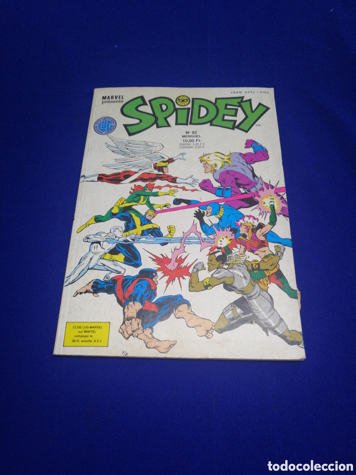 C&oacute;mics: SPIDEY N&Uacute;MERO 92 MARVEL FRANCIA A&Ntilde;O 1987 - Foto 1