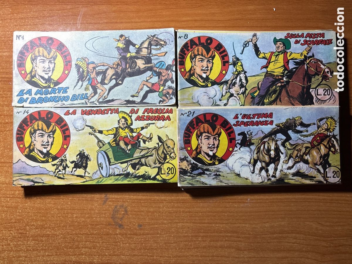Comics : BUFFALO BILL COLECCION COMPLETA EDICION FACSIMIL EN ITALIANO 27 NUMEROS