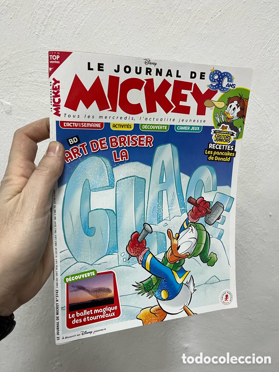C&oacute;mics: Comic6 la journal de Mickey 3742 Disney (franc&eacute;s) - Foto 1