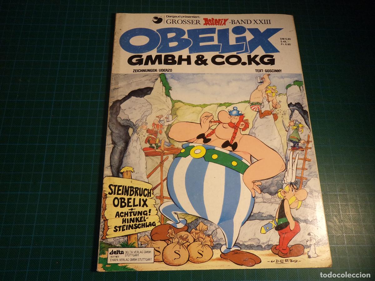 C&oacute;mics: Asterix. Obelix y compa&ntilde;ia. Rustica. En aleman. - Foto 1