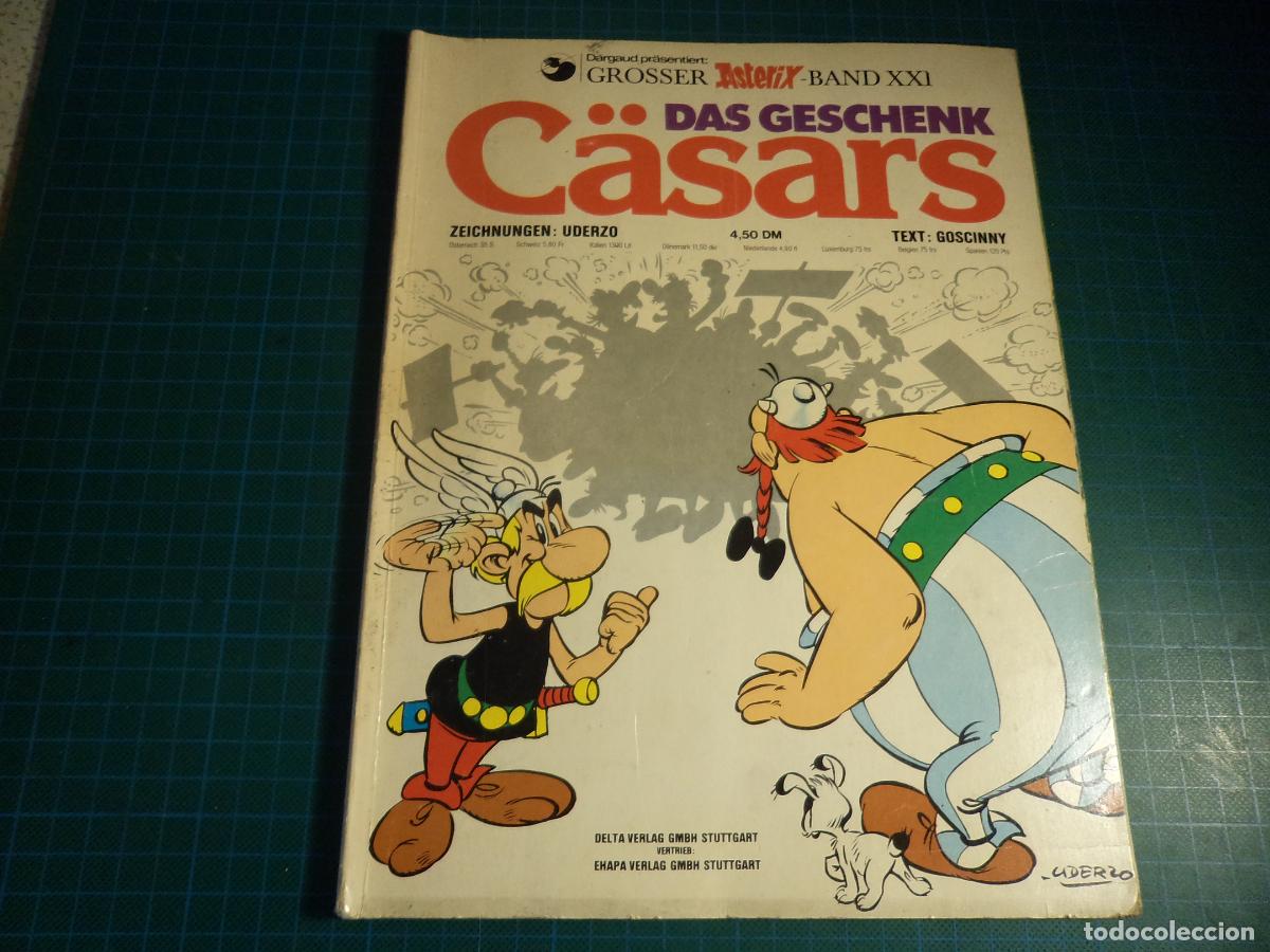 C&oacute;mics: Asterix. El regalo del Cesar. Rustica. En aleman. - Foto 1