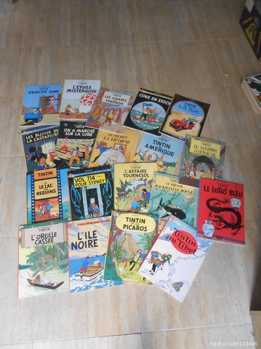 C&oacute;mics: LOTE DE 19 NUMEROS DE TINTIN - Foto 1