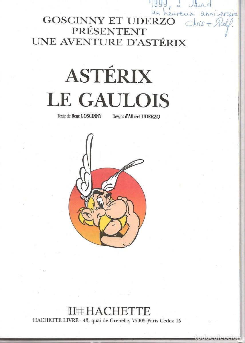 C&oacute;mics: HACHETTE -- 6 AST&Eacute;RIX EN FRAN&Ccedil;AIS, LIRE DESCRIPTION - Foto 2