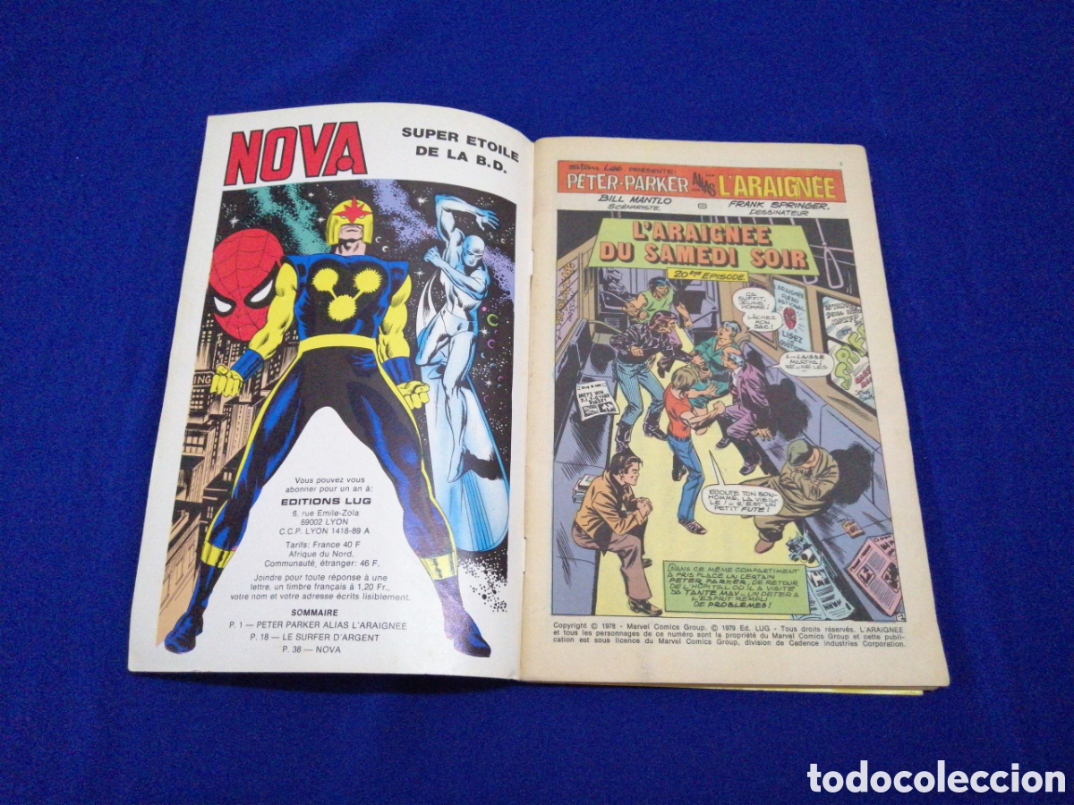C&oacute;mics: NOVA N&deg;21 A&Ntilde;O 1979 MARVEL PRESENTE IDIOMA FRANC&Eacute;S - Foto 3