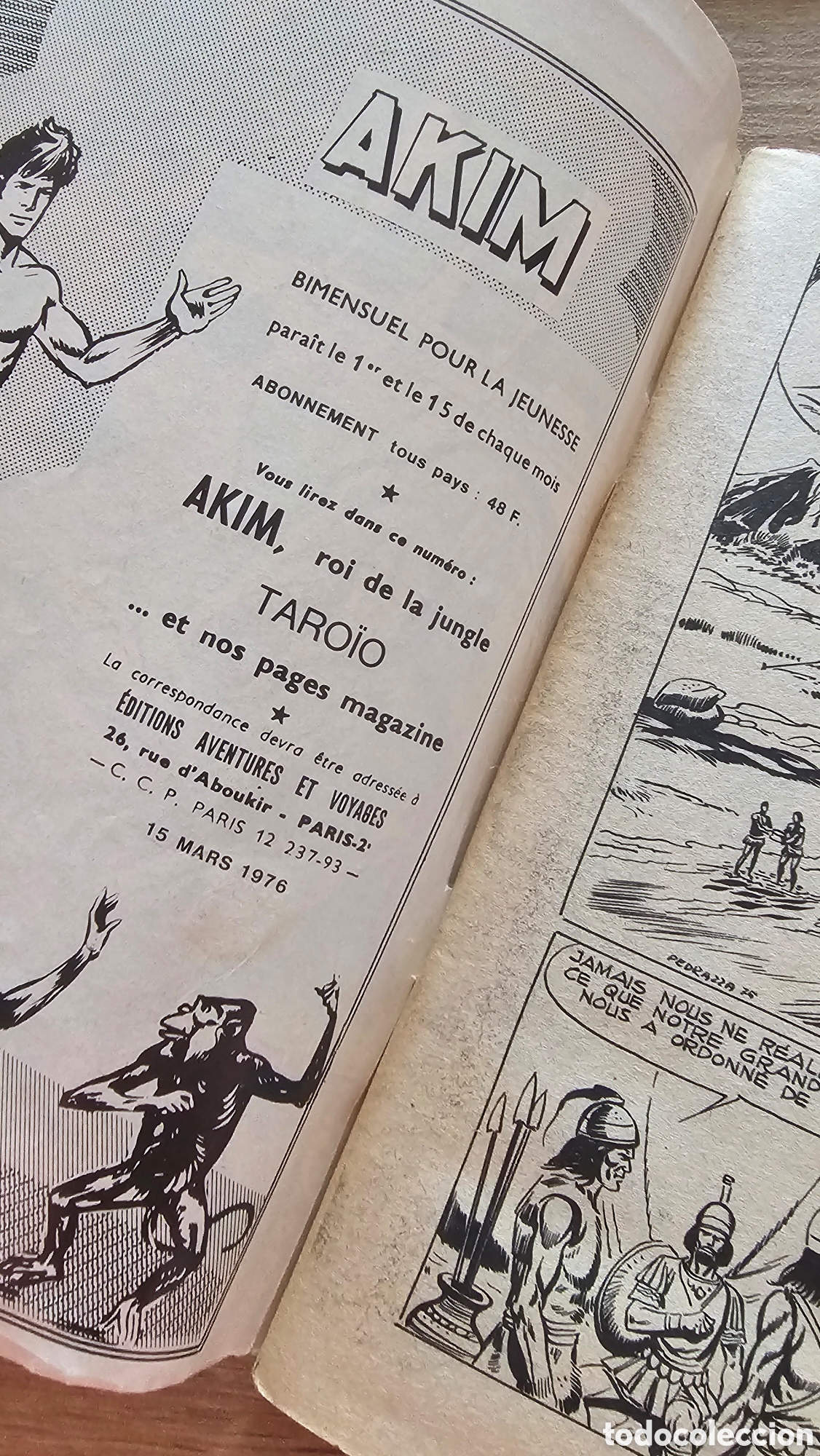 C&oacute;mics: 2 c&oacute;mics &rdquo; Akim&rdquo; 1976 Franceses - Foto 6