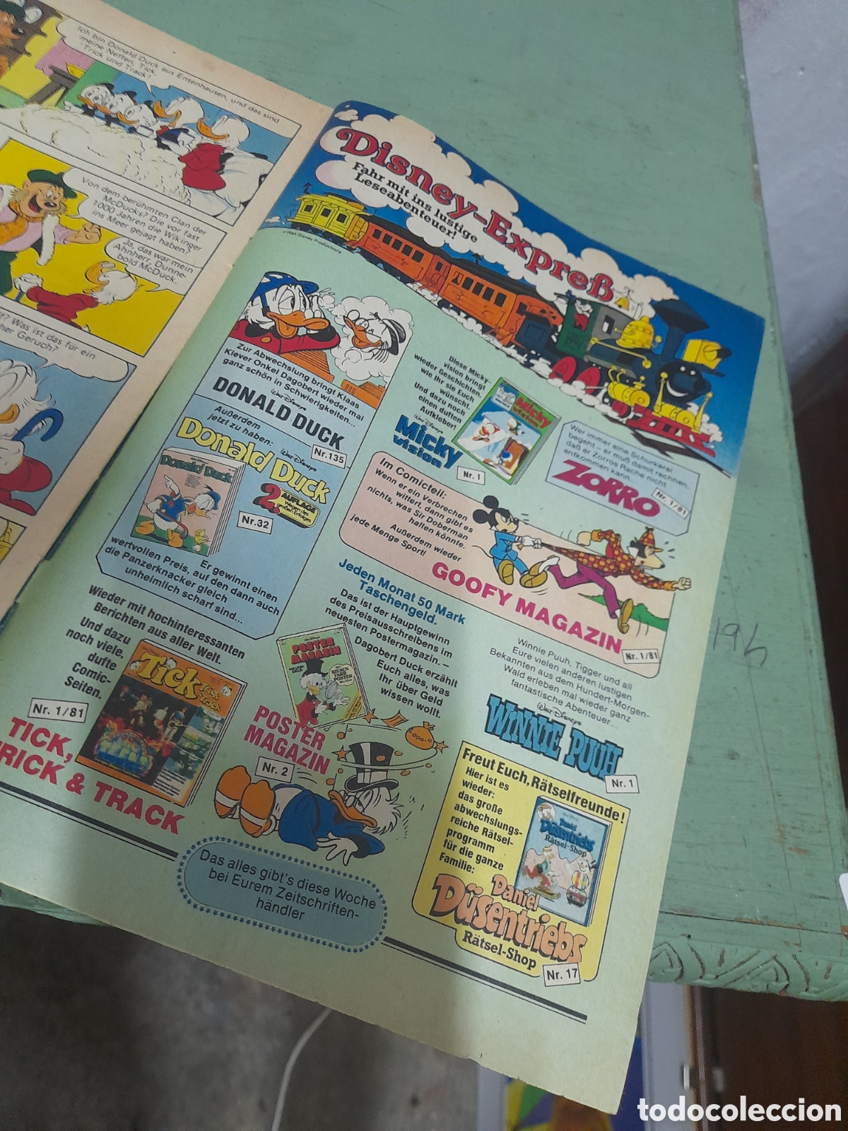 C&oacute;mics: Mickey Mouse n&uacute;mero 3 a&ntilde;o 1981 en Aleman - Foto 5