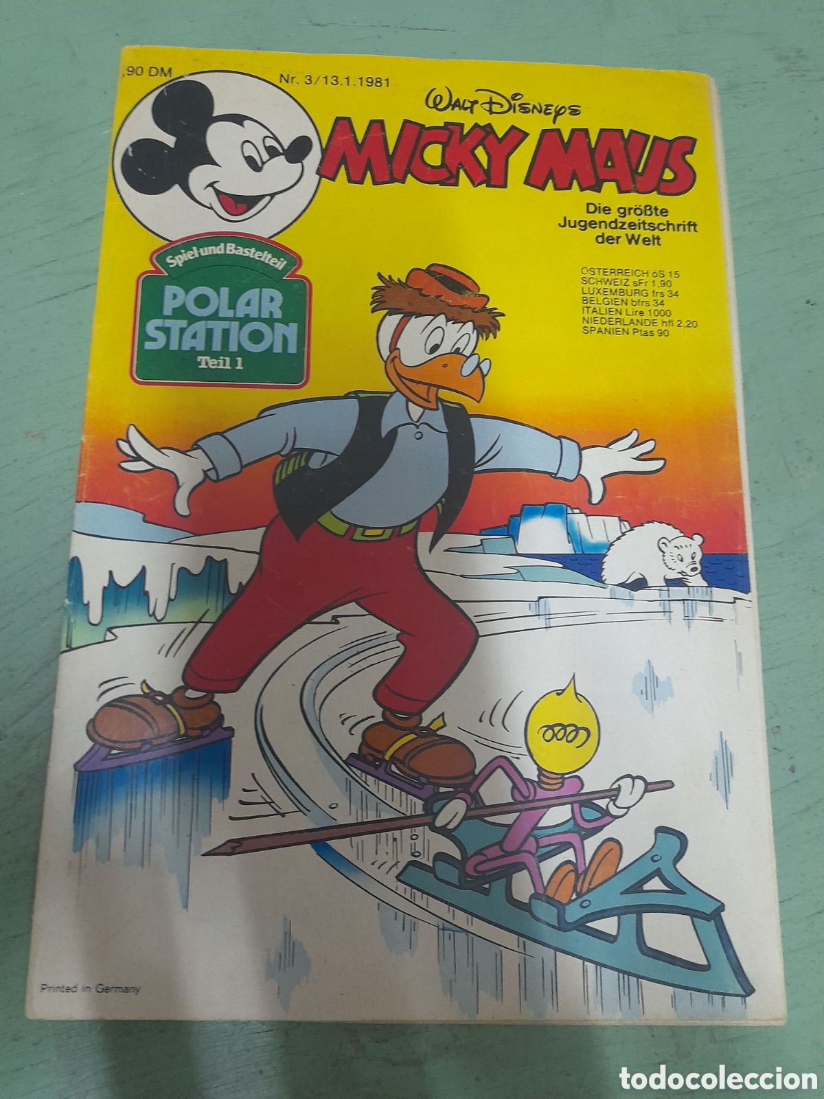 C&oacute;mics: Mickey Mouse n&uacute;mero 3 a&ntilde;o 1981 en Aleman - Foto 8