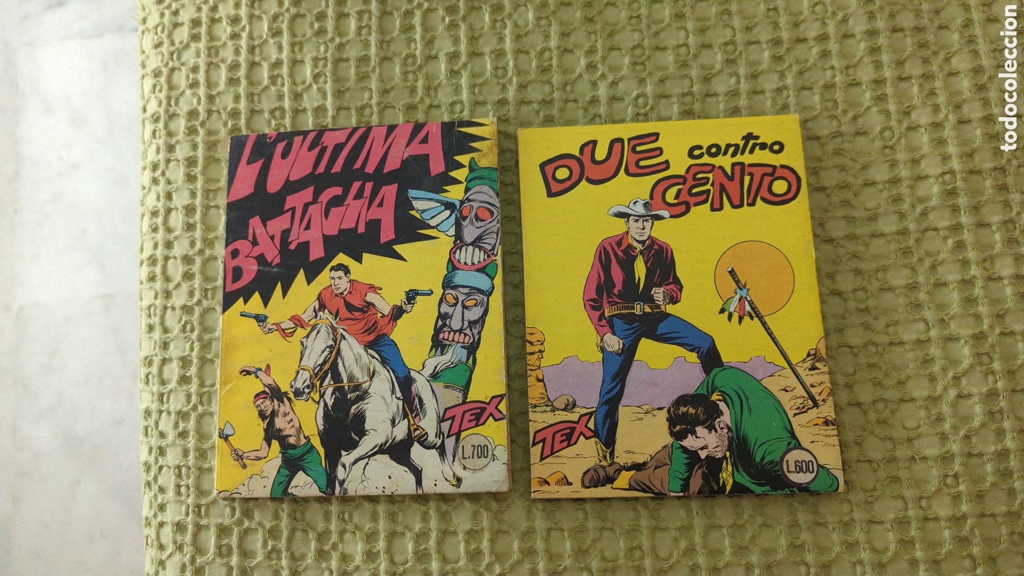 C&oacute;mics: Tex italiano 8 y 9 edicion 1964