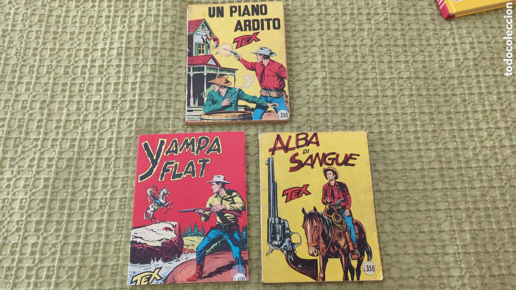 C&oacute;mics: Tex en italiano 20,21y 22, edici&oacute;n 1965