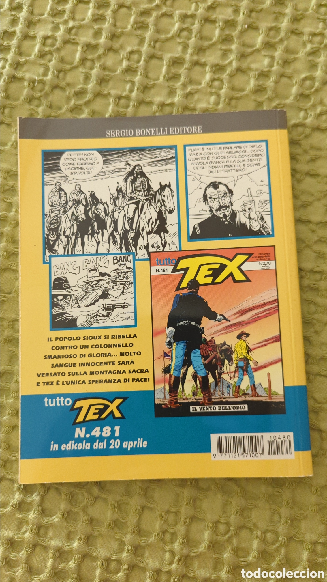 C&oacute;mics: Tex en italiano 480 abril 2011 - Foto 2