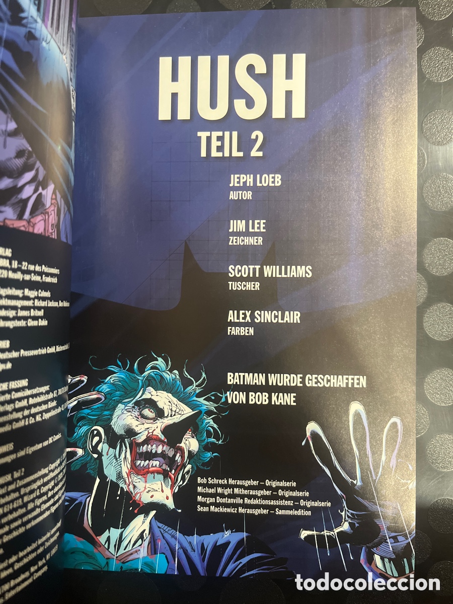 C&oacute;mics: DC GRAPHIC NOVEL COLLECTION N.2 HUSH : TEIL 2 Ed EAGLEMOSS - Foto 3