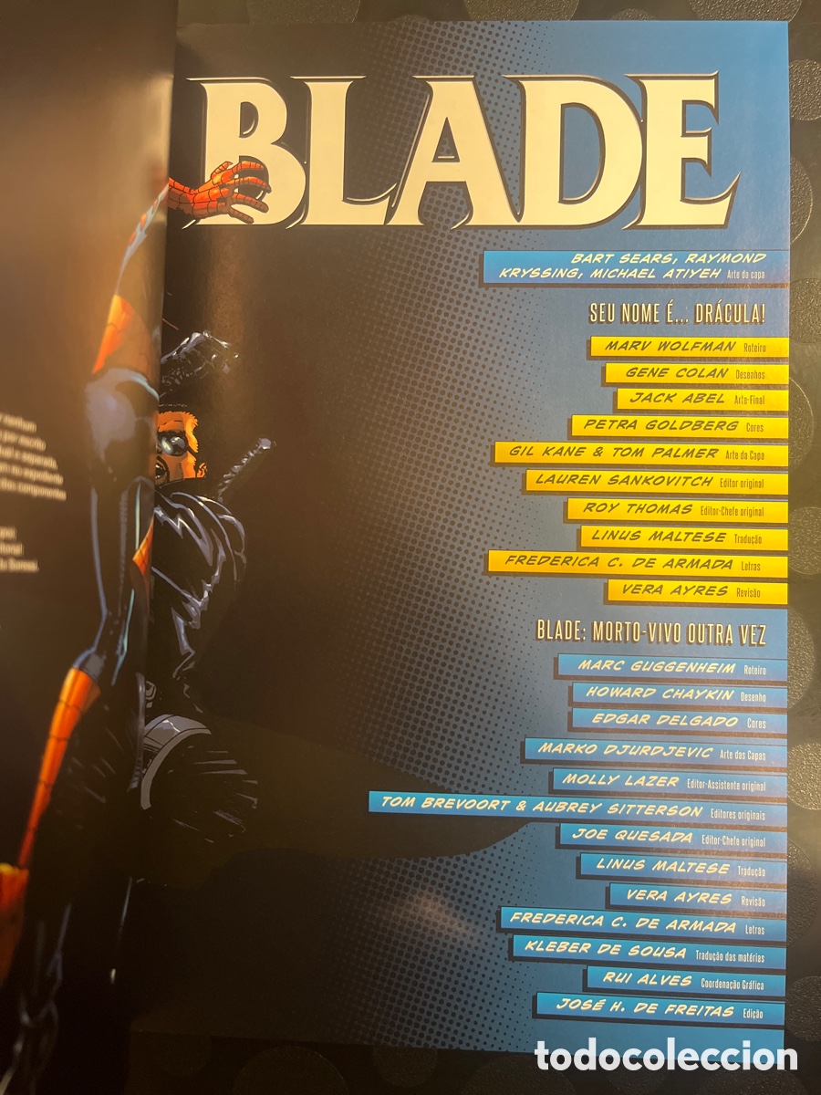 C&oacute;mics: OS HEROIS MAIS PODEROSOS DA MARVEL N.38 BLADE Ed SALVAT - Foto 3