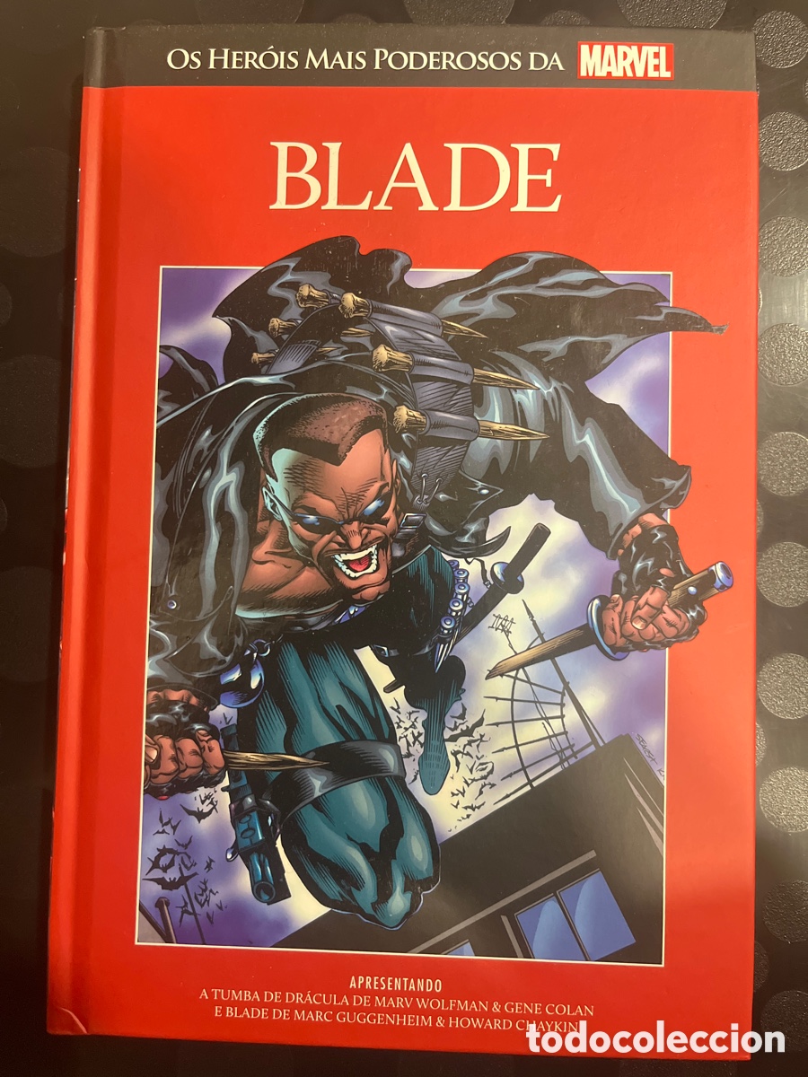C&oacute;mics: OS HEROIS MAIS PODEROSOS DA MARVEL N.38 BLADE Ed SALVAT - Foto 1