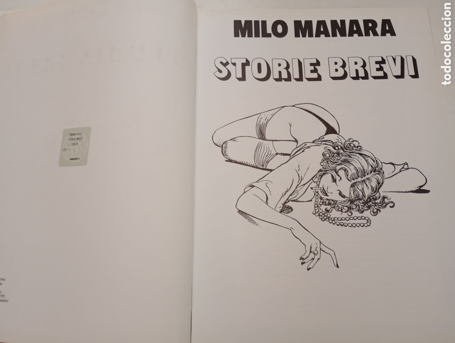 C&oacute;mics: MILO MANARA: STORIE BREVI - Foto 2