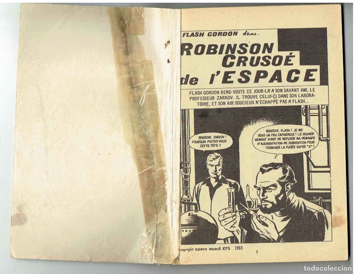 C&oacute;mics: FLASH GORDON. ROBISON CRUSO&Eacute; DE L&acute;ESPACE. (FRANC&Eacute;S). VENT4 - Foto 3