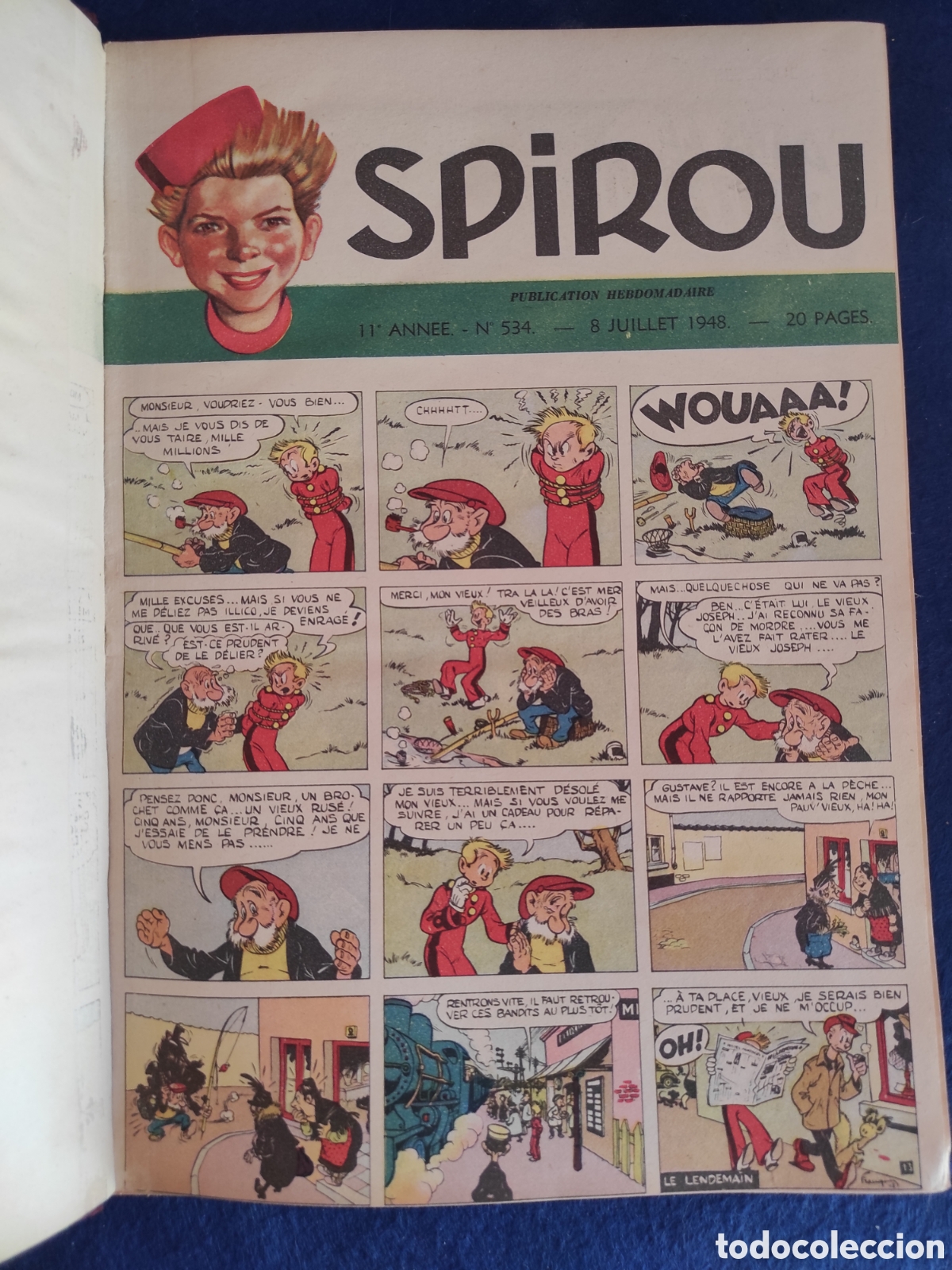 C&oacute;mics: SPIROU ALBUM 26. 1948. - Foto 3
