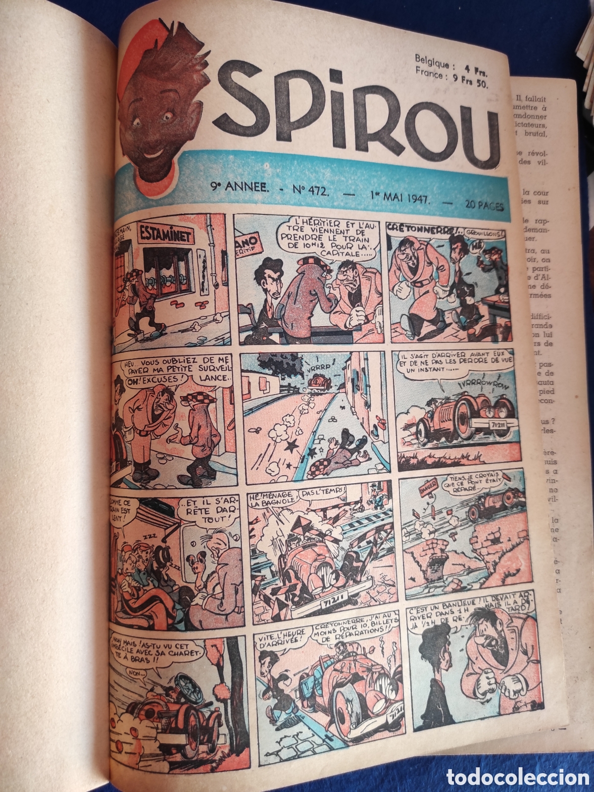 C&oacute;mics: SPIROU ALBUM 22. 1947. - Foto 3