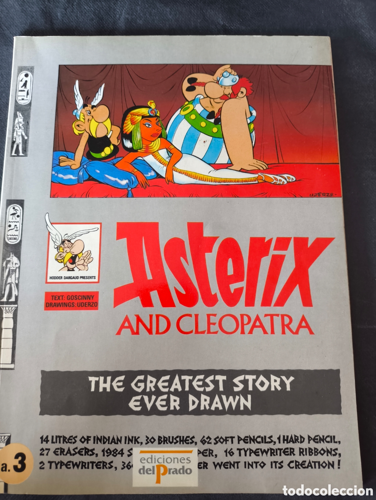 C&oacute;mics: LOTE 3 C&Oacute;MICS ASTERIX EN INGL&Eacute;S STUDY COMICS PRADO CON GLOSARIOS SEPARATA RARO - Foto 4