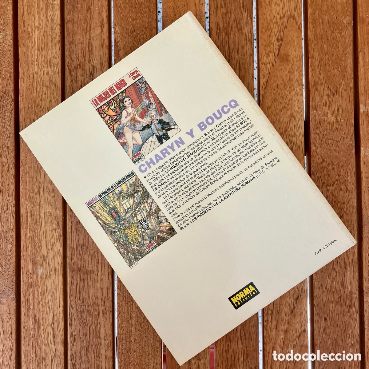 C&oacute;mics: Boca de diablo Charyn Boucq 1991 - Foto 2