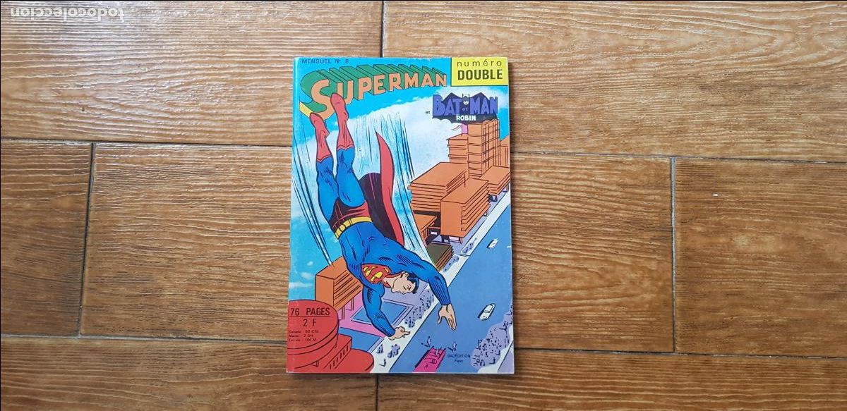 C&oacute;mics: SUPERMAN ET BATMAN N&ordm; 8 EN FRANCES - 1969 - Foto 1
