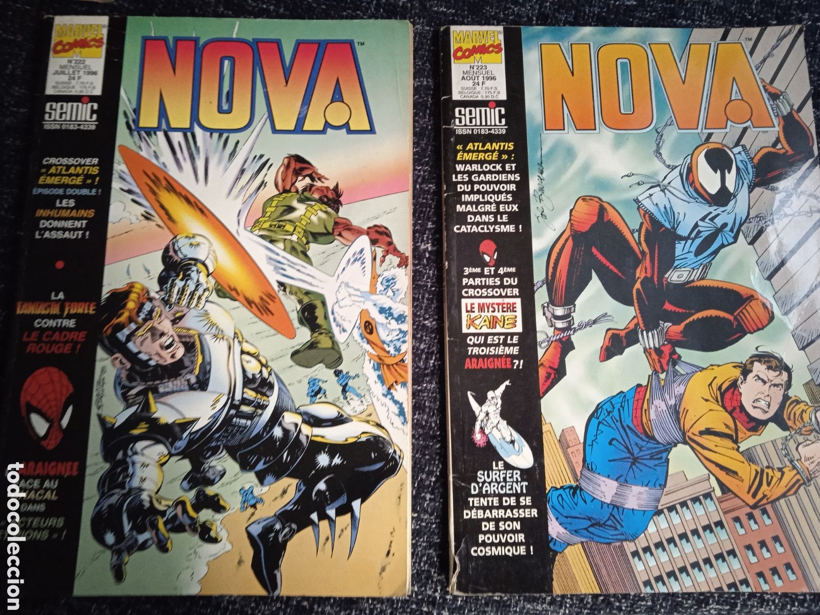 C&oacute;mics: MARVEL COMICS - NOVA LOTE 2 EJEMPLARES -EDICION EN FRANCES - Foto 1