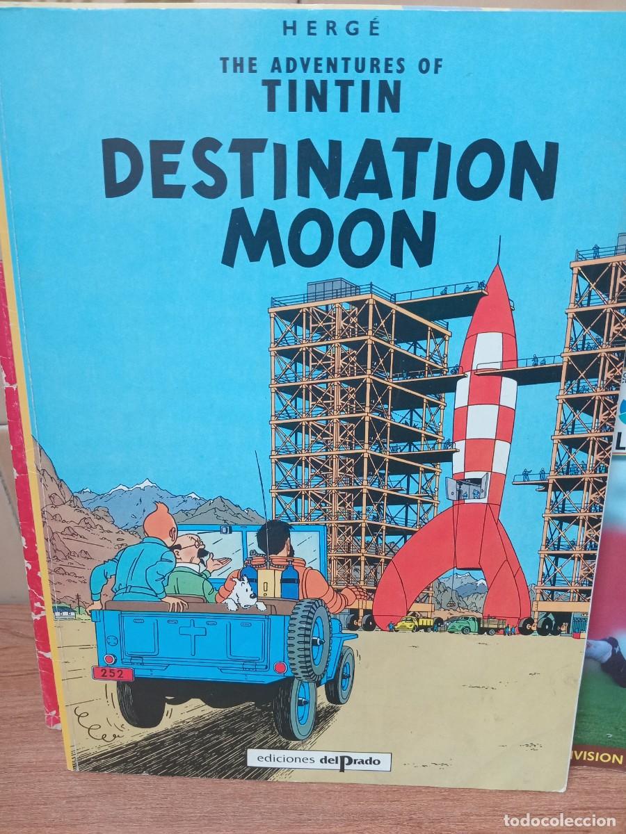 C&oacute;mics: TINTIN - DESTINATION MOON - TEXTO EN INGLES - ED. DEL PRADO - Foto 1