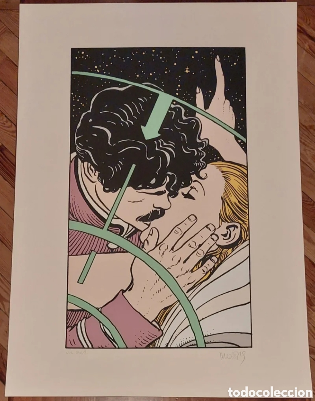 C&oacute;mics: Moebius. El beso. Firmada y numerada. - Foto 1