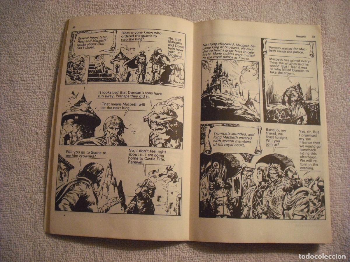 C&oacute;mics: MACBETH , SHAKESPEARE , COMIC EN INGLES . DAX ILLUSTRATED SERIES - Foto 2