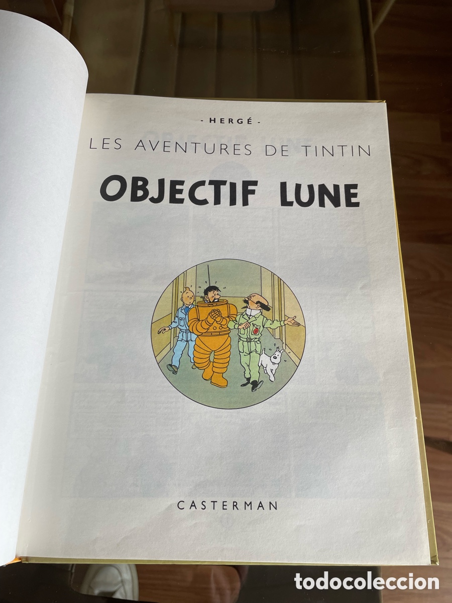 C&oacute;mics: TINTIN OBJECTIF LUNE Casterman 1966 - Foto 6