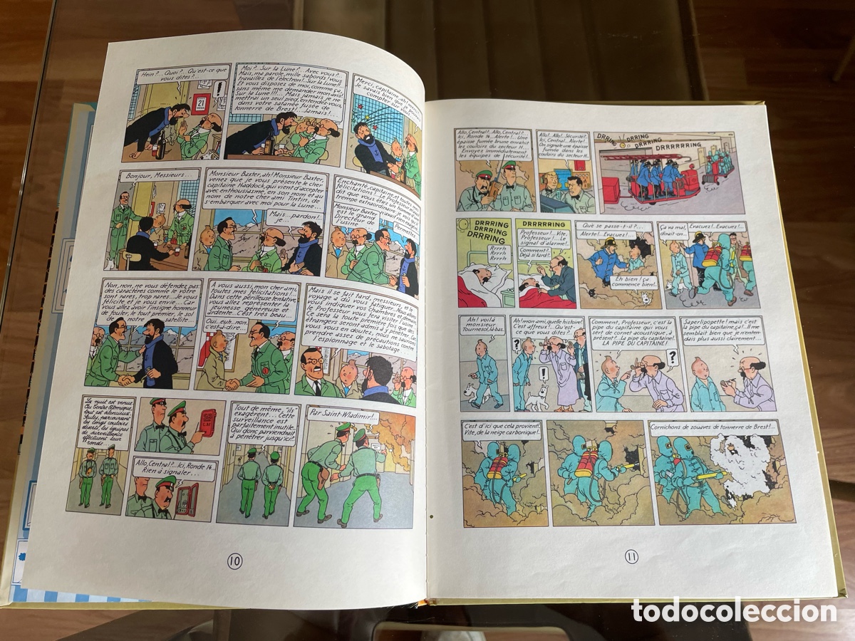 C&oacute;mics: TINTIN OBJECTIF LUNE Casterman 1966 - Foto 9