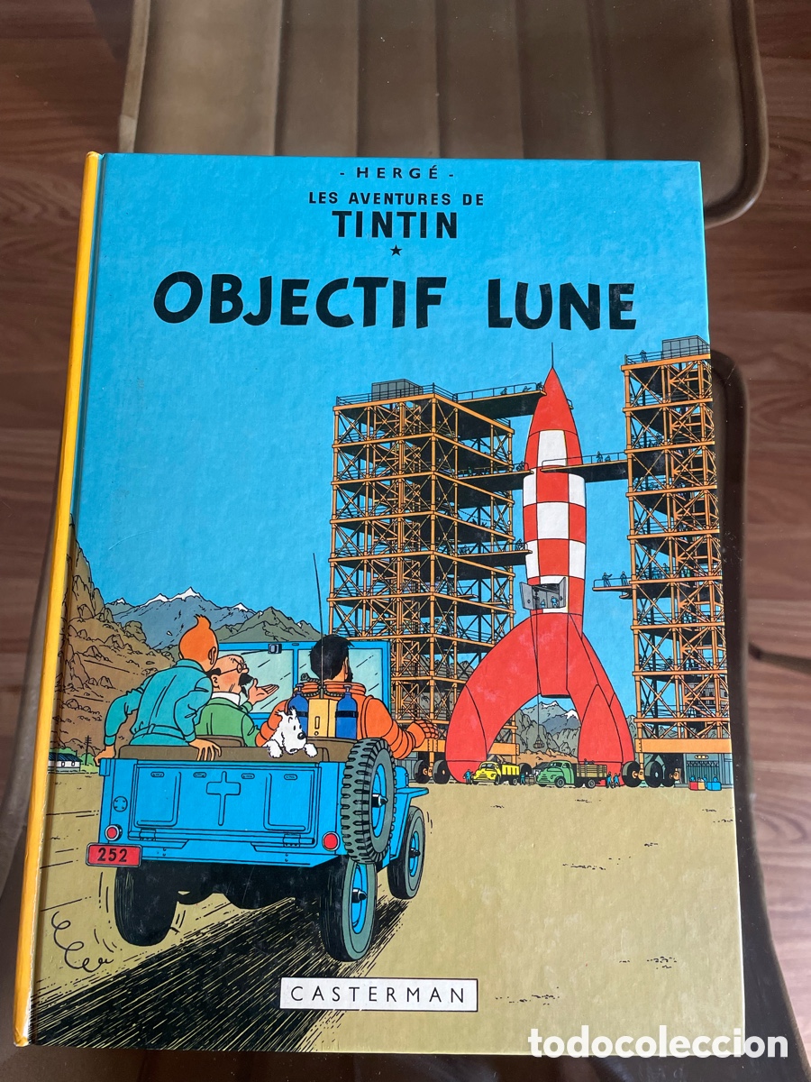 C&oacute;mics: TINTIN OBJECTIF LUNE Casterman 1966 - Foto 1