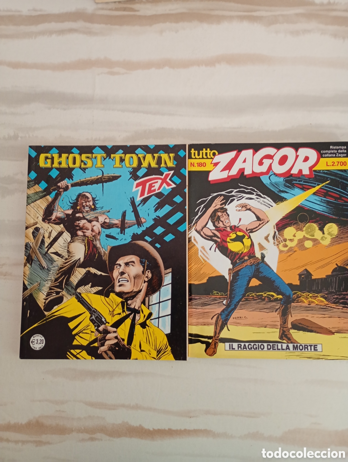 C&oacute;mics: TEX y ZAGOR 2 EJEMPLARES versi&oacute;n Italia FUMETTI