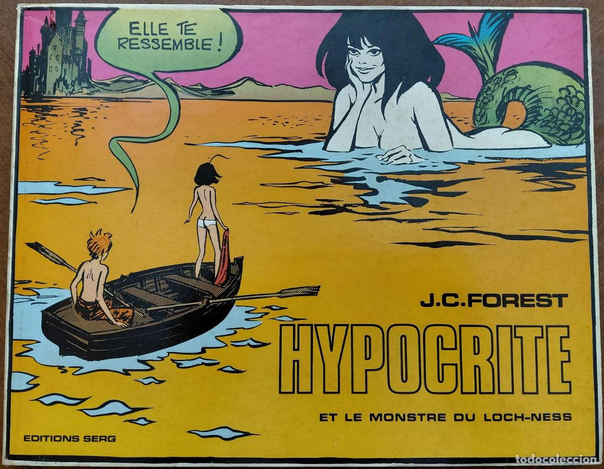 C&oacute;mics: HYPOCRITE ET LE MONSTRE DU LOCH-NESS en FRANCES 1 TOMO TAPA DURA(EDITIONS SERG -1971) 31x24