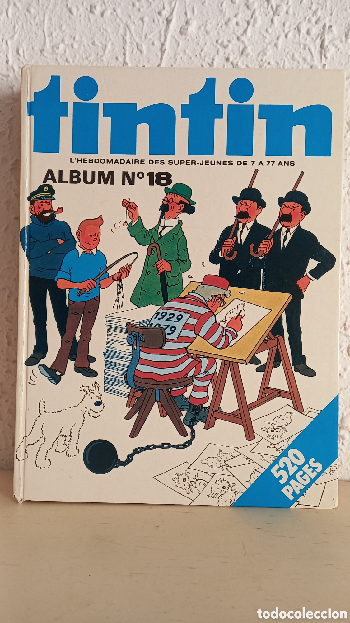 C&oacute;mics: TINTIN. Semanario franc&eacute;s encuadernado de Editorial. MBE