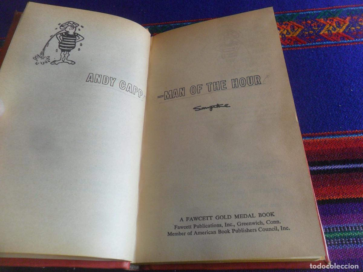 C&oacute;mics: ANDY CAPP, MAN OF THE HOUR. FAWCETT GOLD MEDAL BOOK, PUBLICATIONS 1966. TAPAS DURAS.
