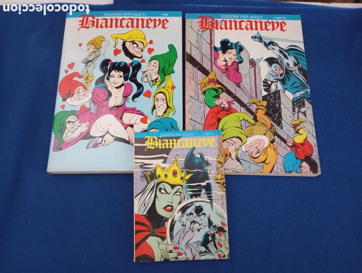 C&oacute;mics: BIANCANEVE N.1,2 y 3 - LEONE FROLLO - NOVEMBRE 1988/89 - EDIZIONI EDIFUMETTO