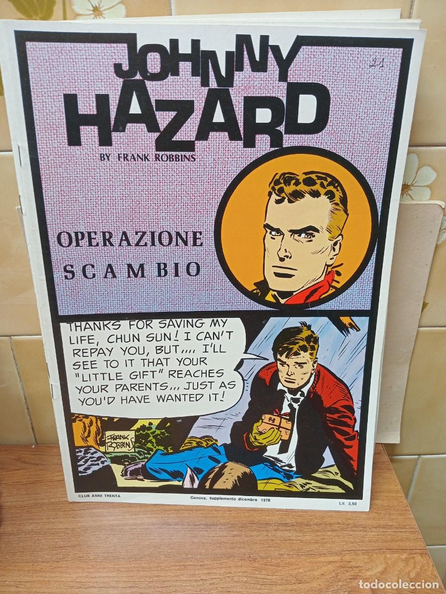 C&oacute;mics: JOHNNY HAZARD - SUPPLEMENTO DICEMBRE 1978 - CLUB ANNI TRENTA - TEXTO EN ITALIANO