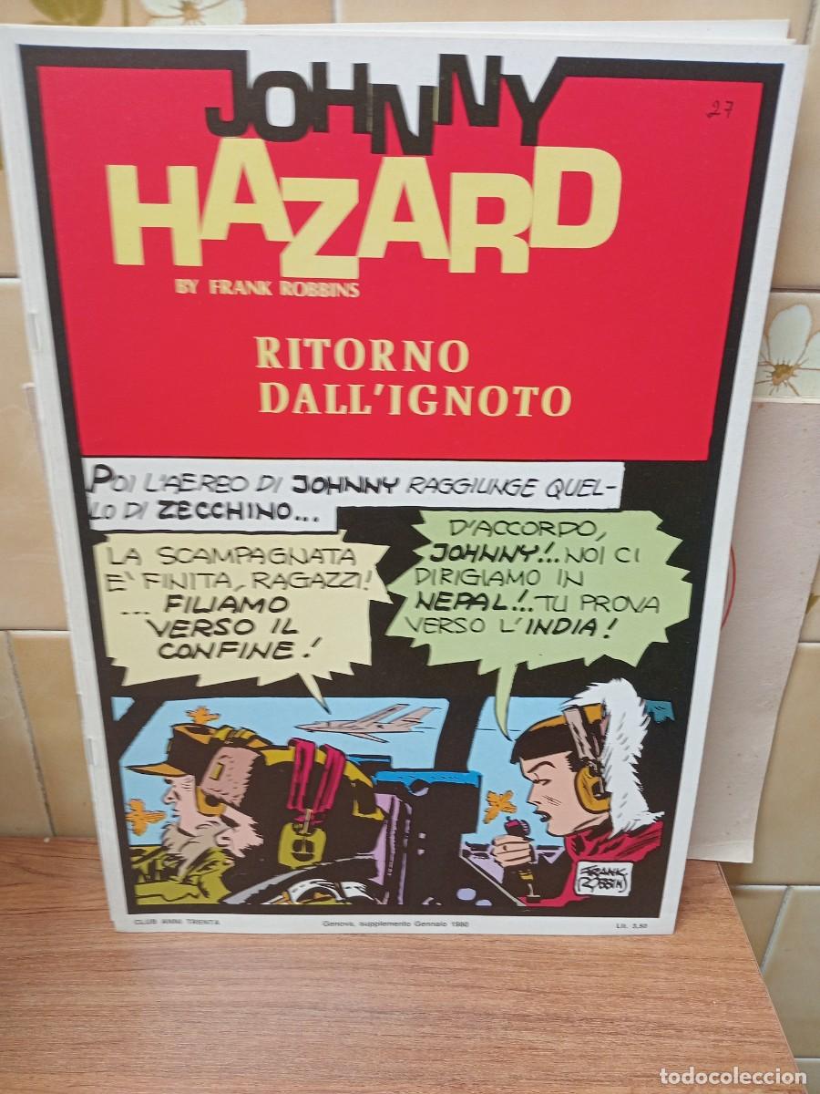 C&oacute;mics: JOHNNY HAZARD - SUPPLEMENTO GENNAIO 1980 - CLUB ANNI TRENTA - TEXTO EN ITALIANO