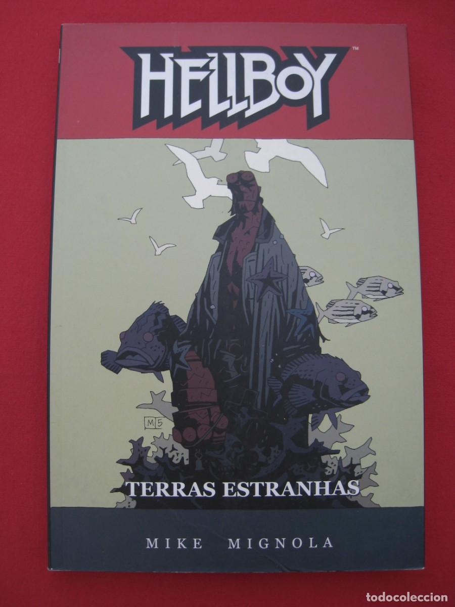 C&oacute;mics: HELLBOY - TERRAS ESTRANHAS - MIKE MIGNOLA - EN PORTUGUES.