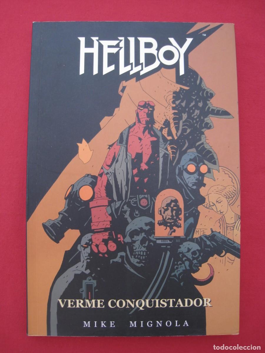 C&oacute;mics: HELLBOY - VERME CONQUISTADOR - MIKE MIGNOLA - EN PORTUGUES.