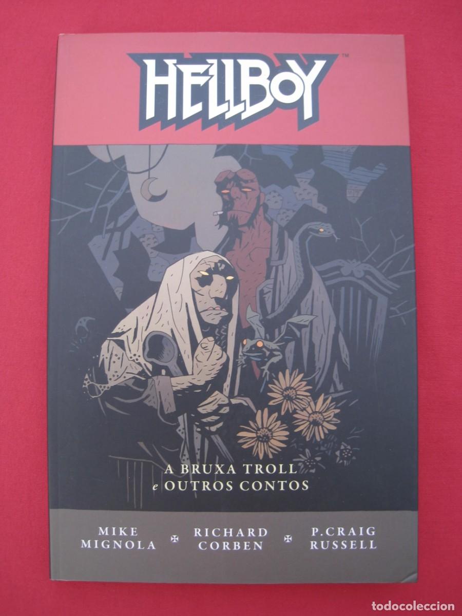C&oacute;mics: HELLBOY - A BRUXA TROLL E OUTROS CONTOS - MIKE MIGNOLA - EN PORTUGUES.